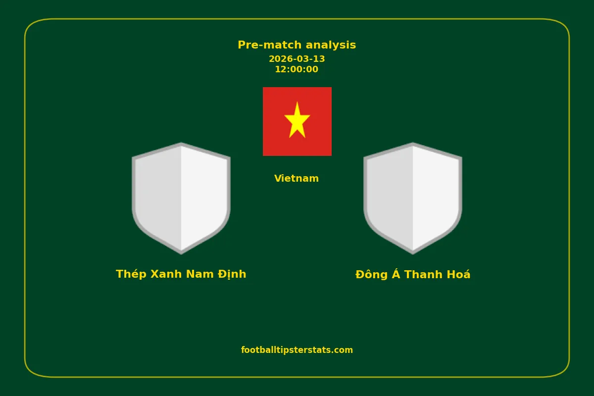 Pre-match analysis: Thép Xanh Nam Định vs Đông Á Thanh Hoá on 2026-03-13